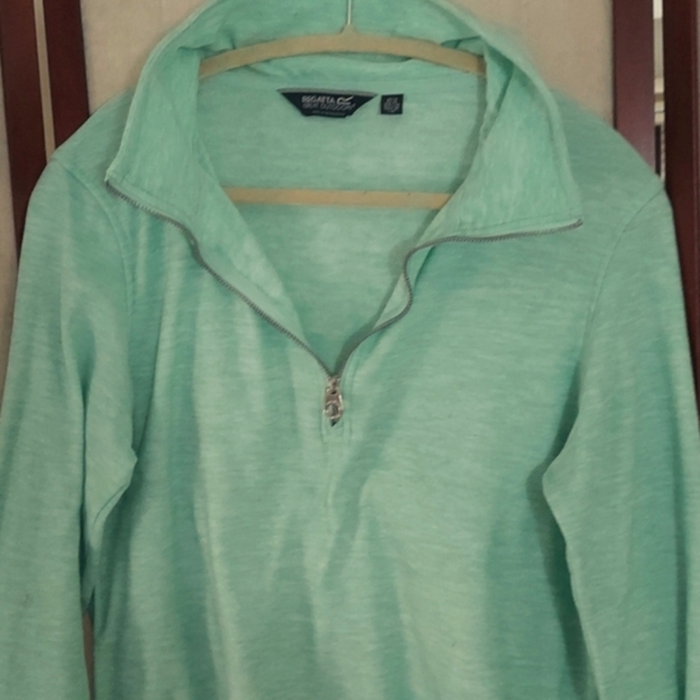 Regatta Great Outdoors Sweethart Lightweight Half-Zip Fleece  Green  10